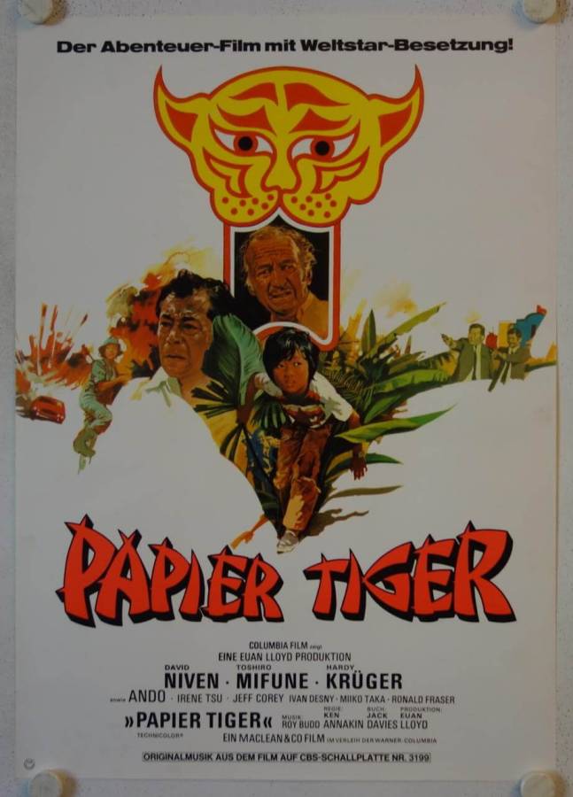 Paper Tiger original release german movie poster